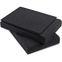 Sound Addicted - Studio Monitor Isolation Pads for 5 Inch Monitors, Pair of Two High Density Acoustic Foam which Fits Most Sp