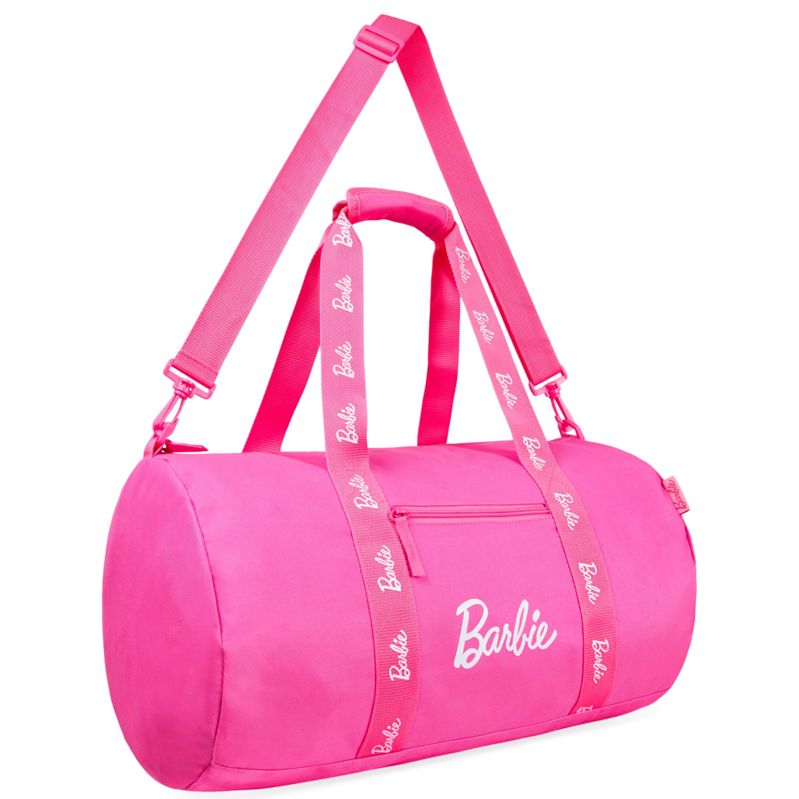 Photo 1 of Barbie Duffle Bag Sports Kids Teens Women Dance or Gym Bag Durable Overnight Weekend Bag Travel Holiday with Zipped Pockets