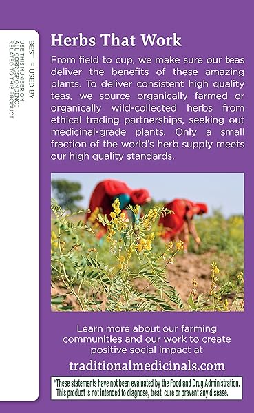 TRADITIONAL MEDICINALS ORGANIC SMOOTH MOVE LAXATIVE TEA, 16 TEA BAGS (PACK OF 1)