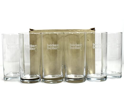 Beckers Bester Gläser 6x0,2l Saft-Glas geeicht ~mn 575 1044: Amazon.de