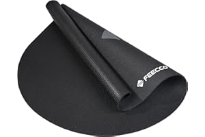 FEECCO FITNESS FEECCO Jump Rope Mat, Large Size Non-Slip Jump Rope Pad for Indoor Floor and Outdoor Concrete, 7mm Thick High-Density Material Customized for Jump Roping