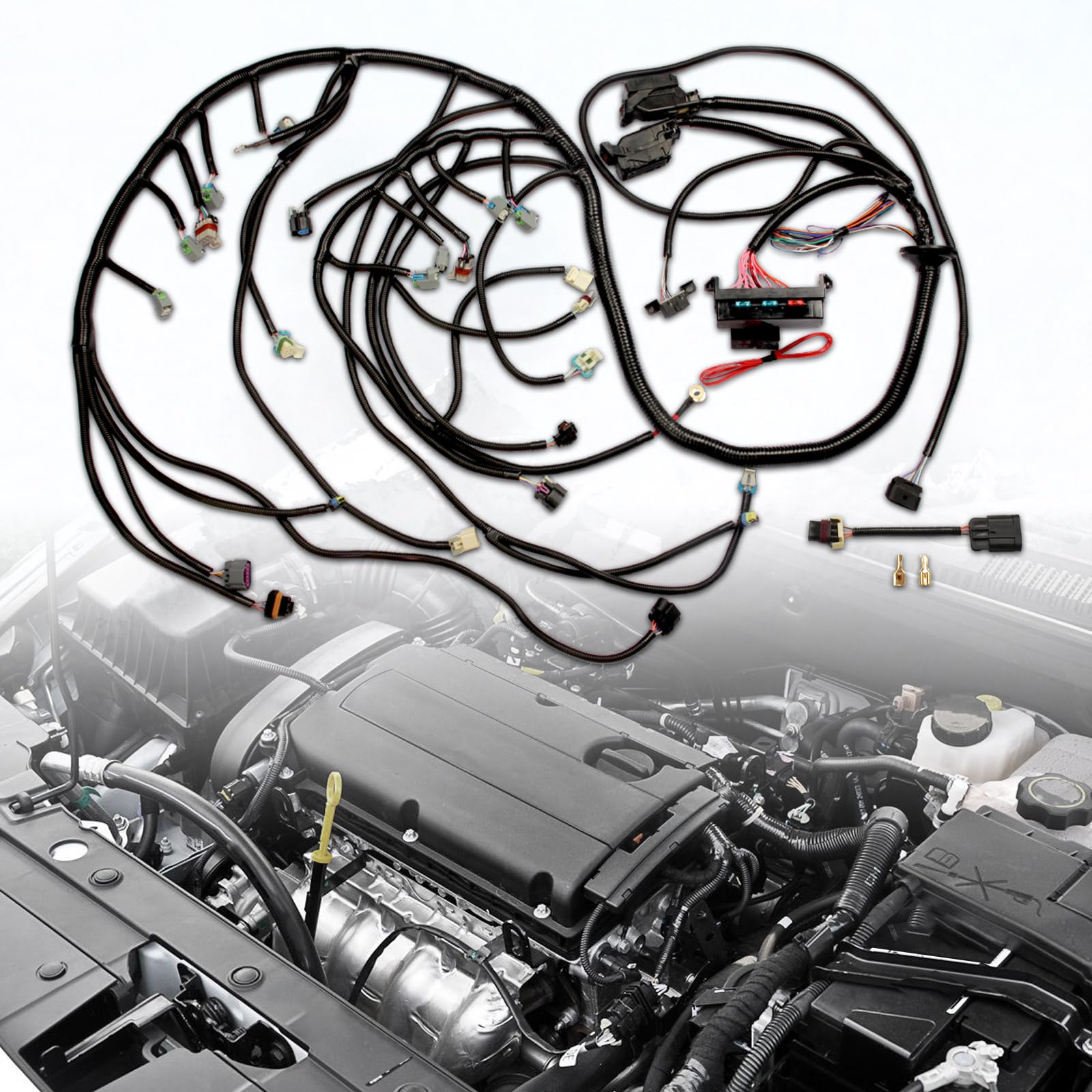 Photo 1 of Engine Standalone Wiring Harness TR6060 T56 58X Replacement for 2006-2015 LS2 LS3 6.2L 6L80E 6L90E 58X DBW 2006-2015 Truck