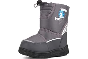 Femizee Girls Boys Warm Winter Boots Kids Outdoor Snow Boots(Toddler/Little Kid)