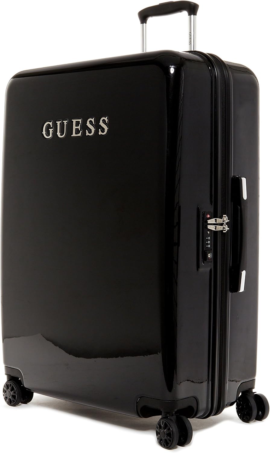 guess black suitcase