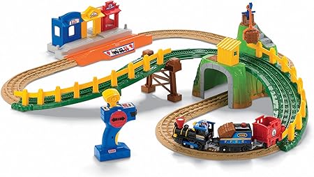 remote control wooden train