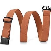WHIPPY Elastic Kids Belt for Boys Girls - Stretch Invisible Belt with Adjustable Clip Buckle Latch Belts for School Sports
