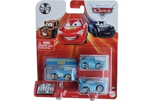 DIECAST Disney Pixar Cars 3 Pack Mini Racers, Dinoco Series