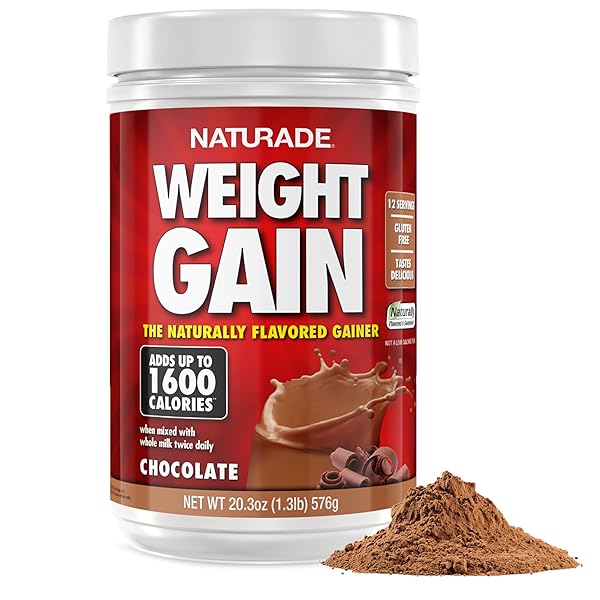 NATURADE WEIGHT GAIN NUTRITION DRINK MIX FOR HEALTHY...