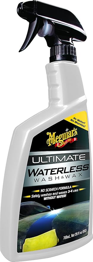 Meguiar's G3626EU Ultimate Waterless Wash & Wax Trockenwäsche, 768ml
