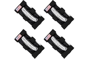 BESTAOO 4 x Roll Bar Grab Handles Grip Handle for Jeep Wrangler CJ YJ TJ JK JL & Gladiator JT 1955-2022, Premium Paracord, Upgrade Metal Buckle (White)