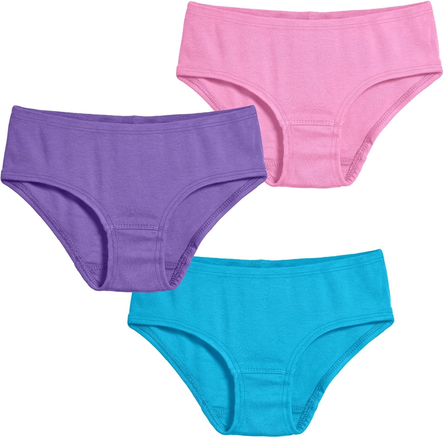 City Threads Girls' Soft Briefs Underwear All Cotton for Sensitive
