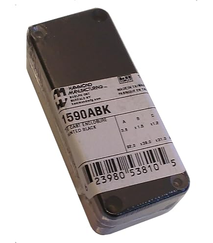 Hammond Electronics 1594EBK Universal-Gehäuse 167 X 107 X 65 ABS Schwarz 1 St 53391445 Hammond Electronics 1594EBK Universal-Gehäuse 167 X 107 X 65 ABS Schwarz 1 St 53391445