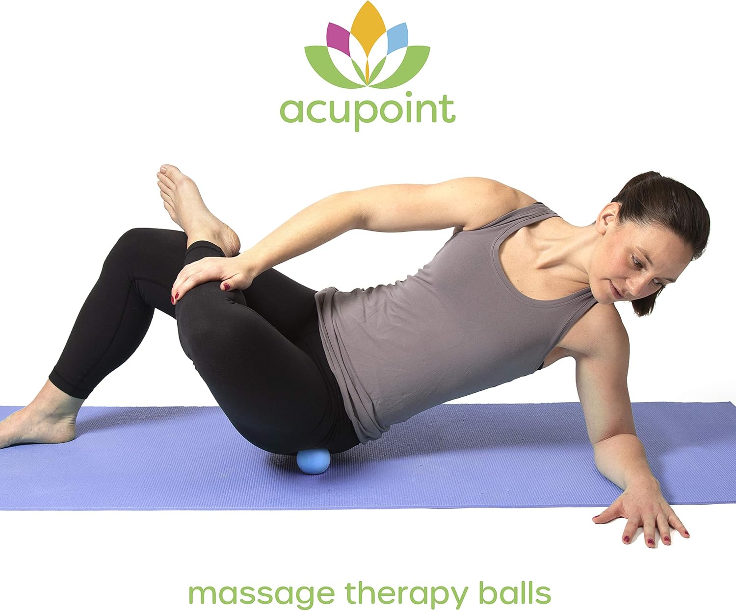 Acupoint Physical Massage Therapy Ball Set - Ideal for Yoga, Deep Tissue Massage, Trigger Point Therapy and Myofascial Release Physical Therapy Equipment: Health & Personal Care