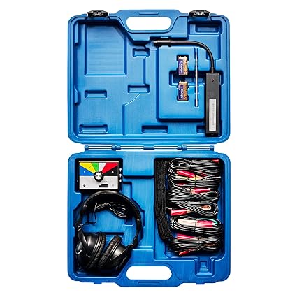 KRAFTPLUS® K.990-3501 Estetoscopio electrónico de mecanico / Detector de fallos -