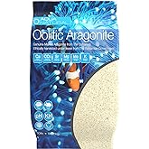 Aqua Natural Aquarium Sand, Oolitic Aragonite, 20lb | Reef, Saltwater, Marine and Cichlid Tanks