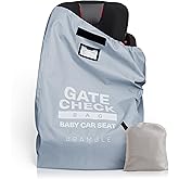 BRAMBLE 33" Inch Waterproof Car Seat Travel Bag for Air Travel with ID | Infant Car Seat Gate Check Travel Bag for Airplane |