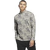 Adidas Mens Go-to Printed Quarter-Zip Pullover