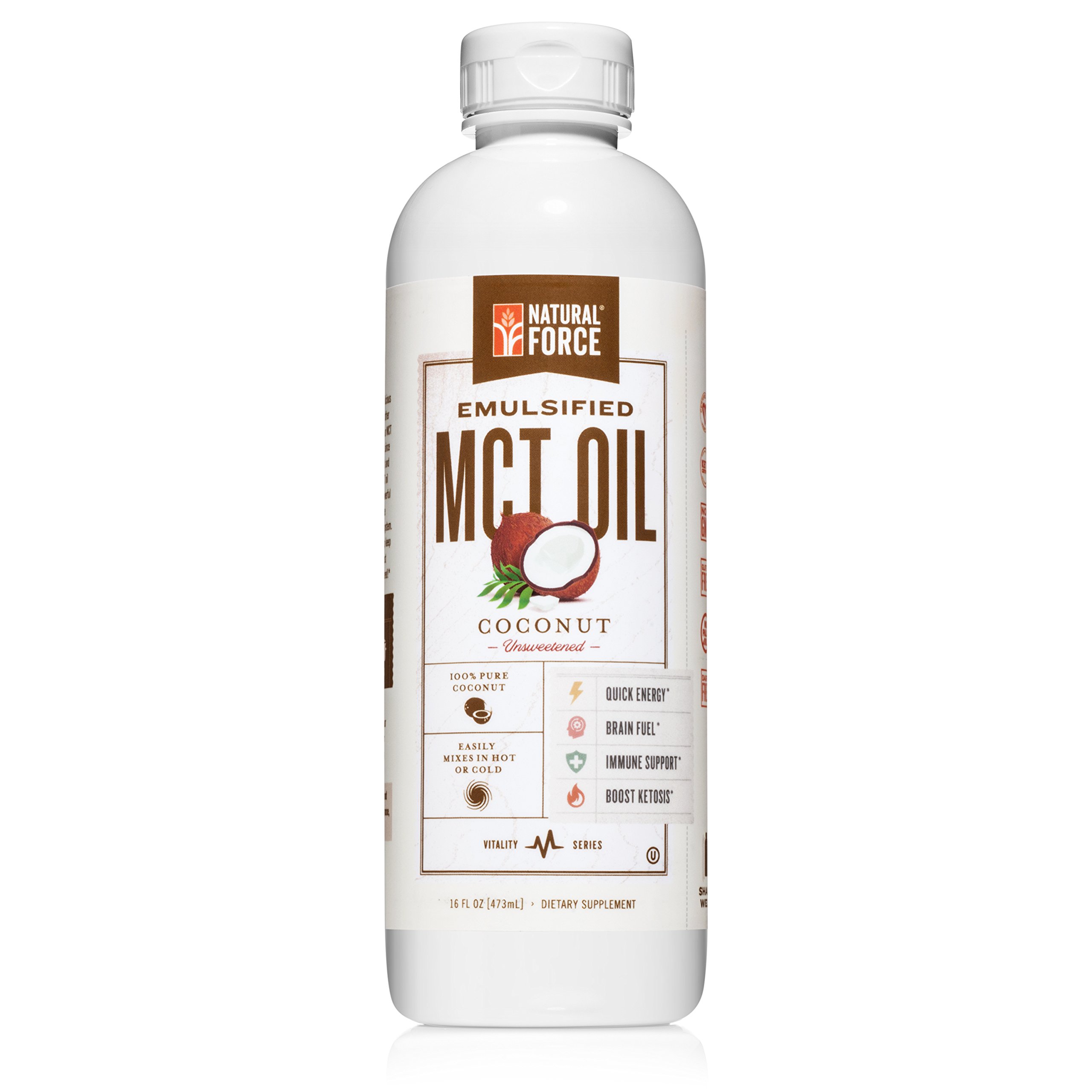 Emulsified MCT Oil Creamer, Vanilla *Best Keto MCT Oil for