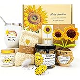 Get Well Soon Gifts for Women,Sending Sunshine Box Care Package,Unique Inspirational Sunflower Gift Basket,Recovery Gifts for Mom, Sister,Wife, Best Friend