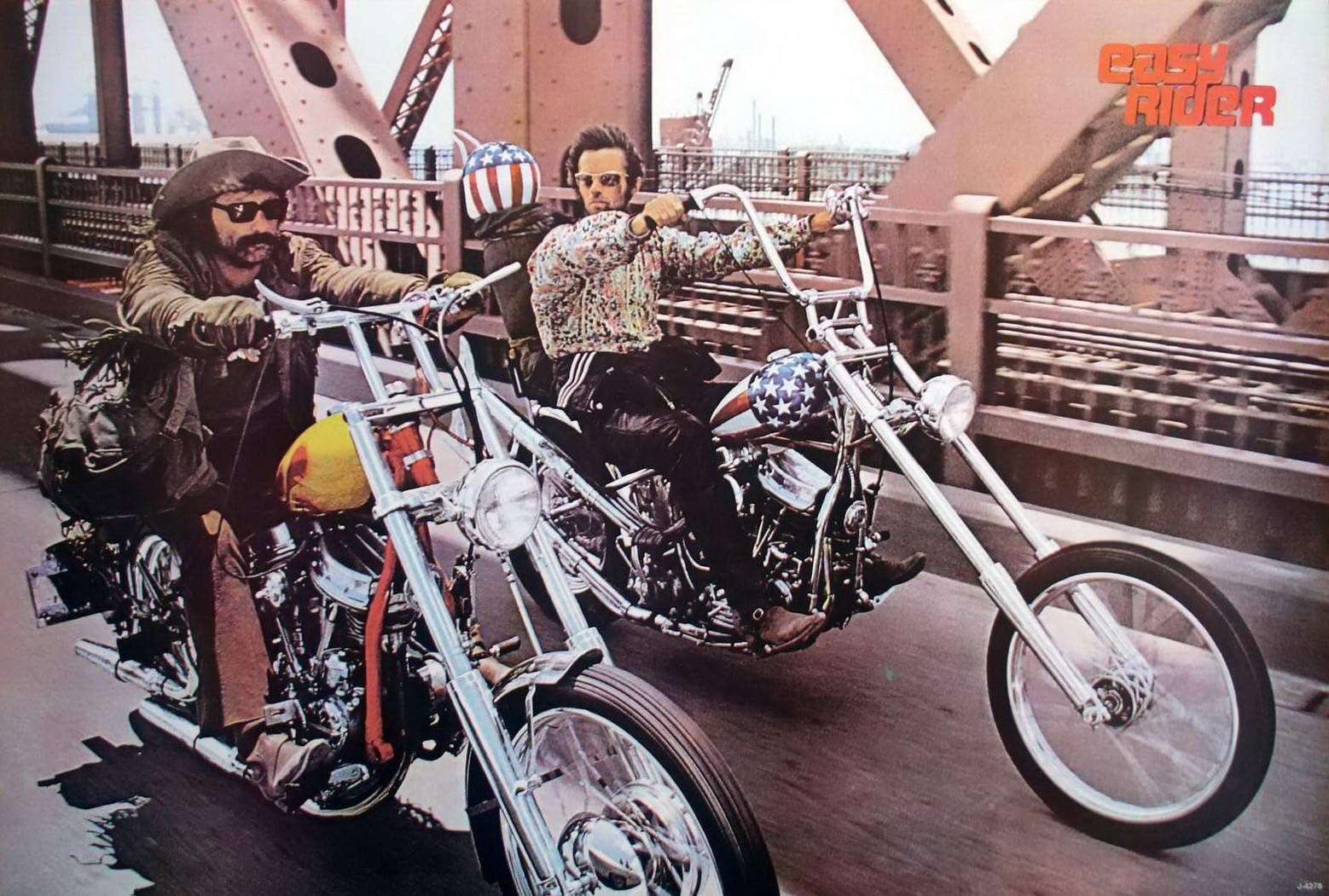 J-4278 Easy Rider Chopper American Bike Custom Motorcycle Collection Wall Decoration Poster Size 35"x23.5"