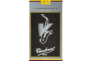 Vandoren SR6125 Alto Sax V.12 Reeds Strength 2.5; Box of 10