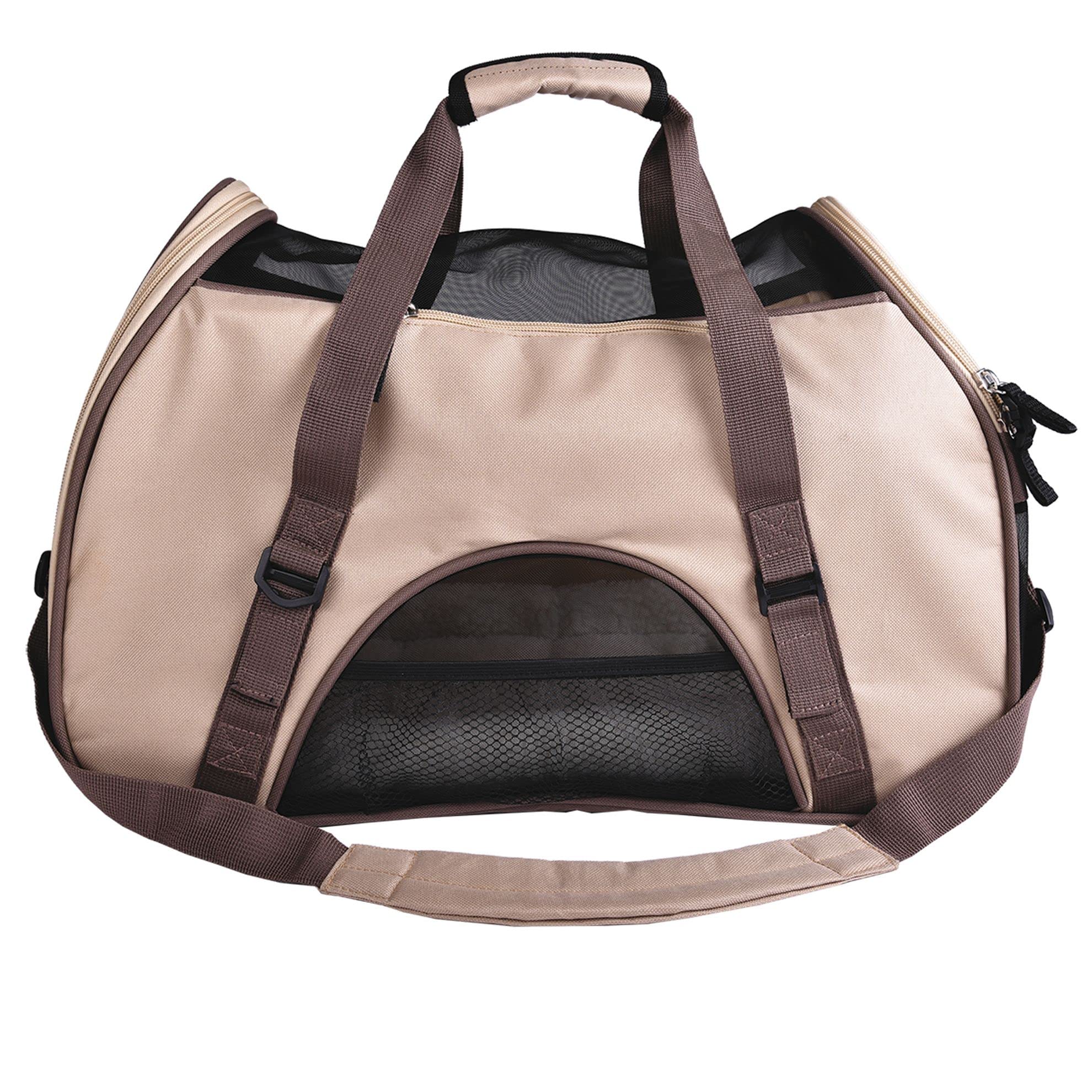 Doogy Semi-Rigid Dog Bag Medium Beige