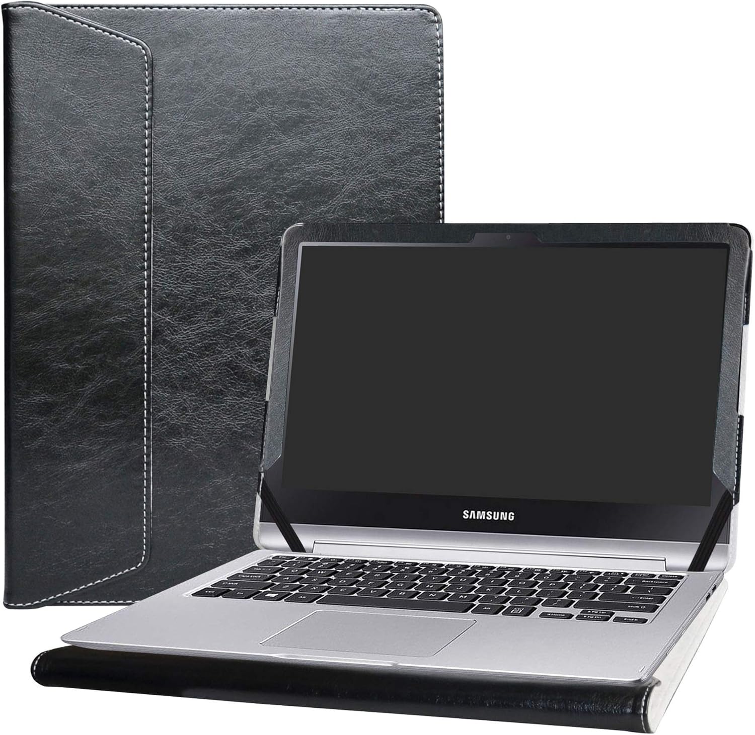 Alapmk Protective Case Cover for 13.3" Samsung Notebook 7 Spin 13 NP740U3L NP740U3M Series Laptop(Warning:Not Fit Samsung Notebook 7 Spin 13 NP730QAA 2018),Black
