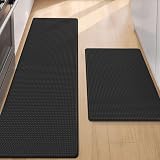 COLOR&GEOMETRY Color G 2 Piece Kitchen Mats Set Anti Fatigue Non Slip 44x75cm