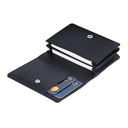 VON HEESEN Echtleder RFID Visitenkartenetui aus Nappa-Leder - Made in Europe - 6 Fächer - Kreditkartenetui Leder - Geschenk f