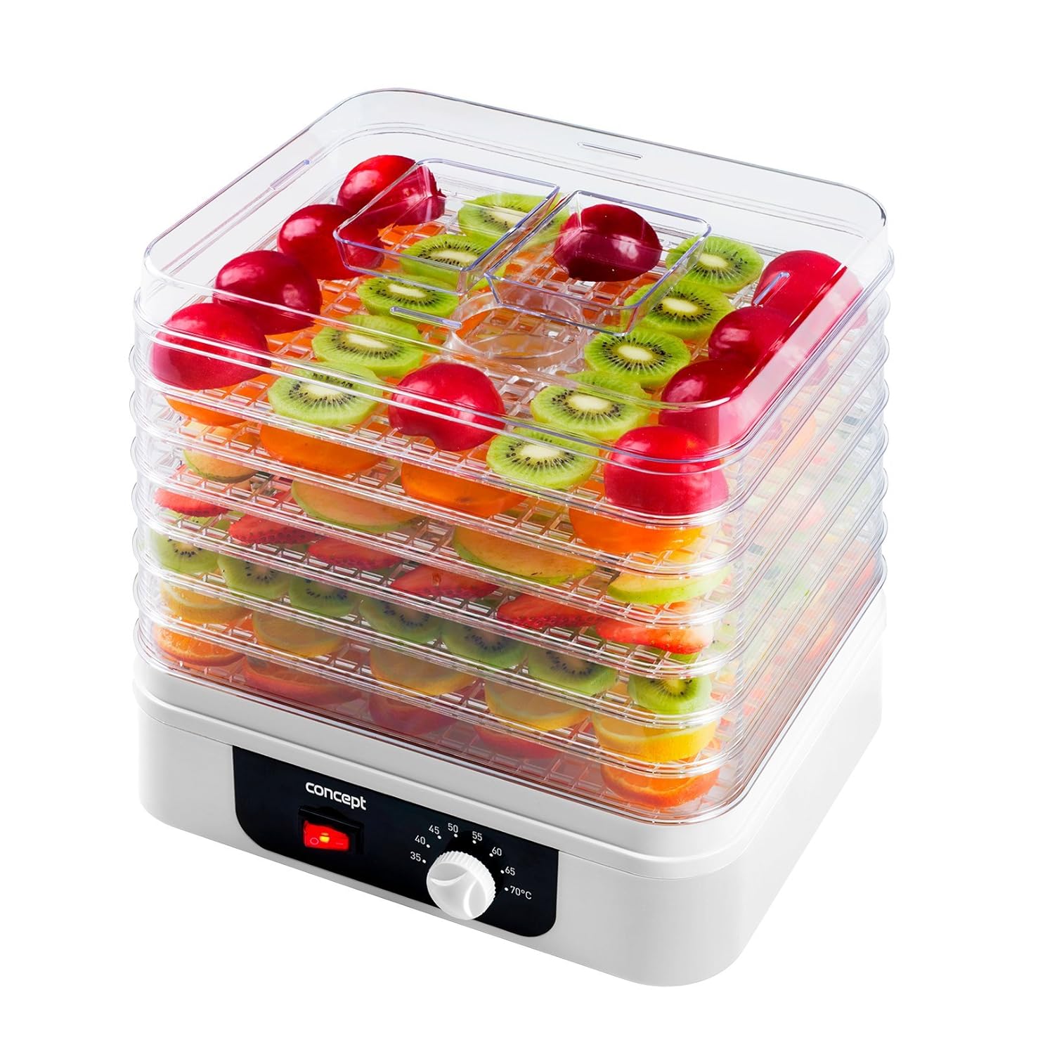 Concept Electrodomésticos SO1071 Deshidratador de frutas, 260 W ...