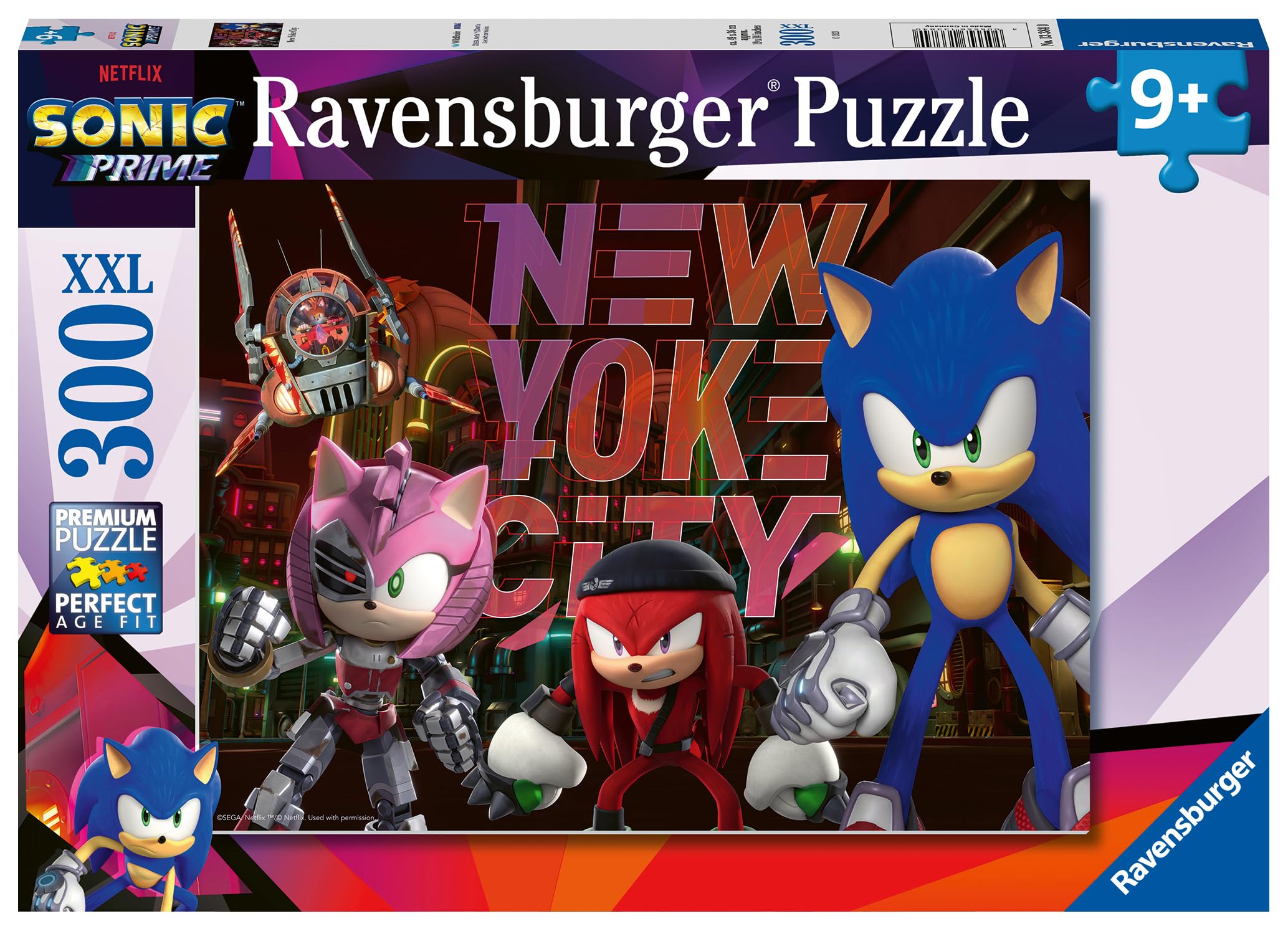 Ravensburger Sonic Prime Jigsaw Puzzle for Kids Age 9 Years Up - 300 Pieces XXL