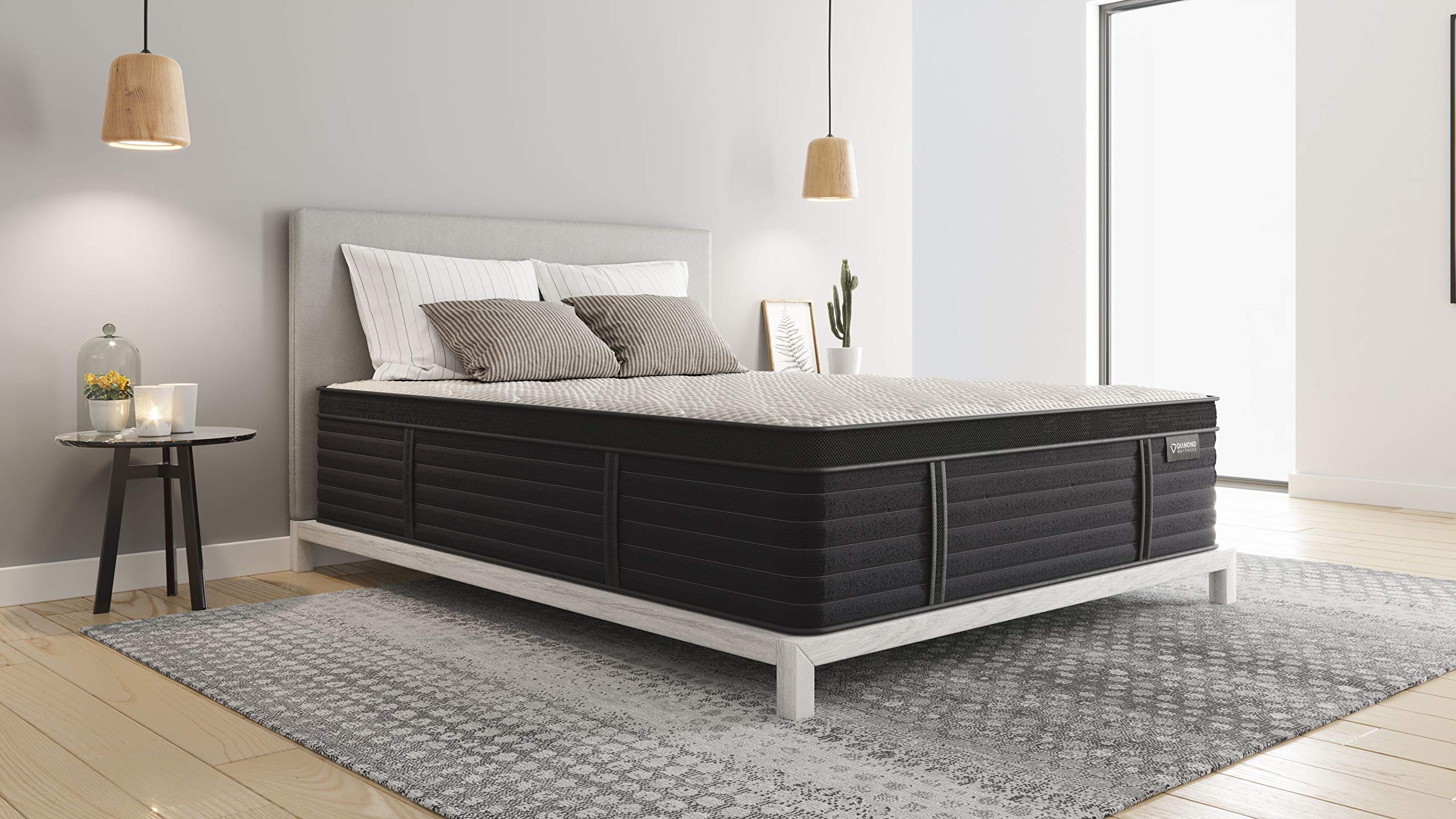 DreamSuite Cool Latex Hybrid EuroTop Mattress 14.5-inch, Twin, Firm