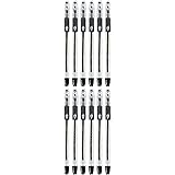 Pentel R.S.V.P. Ball Point Pen, Medium Line, Black Ink, 12 Pack (BK91PC12A)