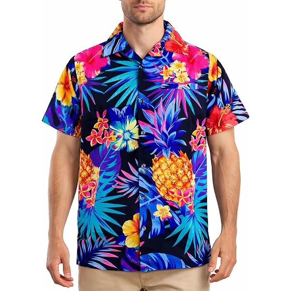 Chemise Hawaïenne Veno Homme – Taille XXL, Multicolore – Neuf Avec étiquettes