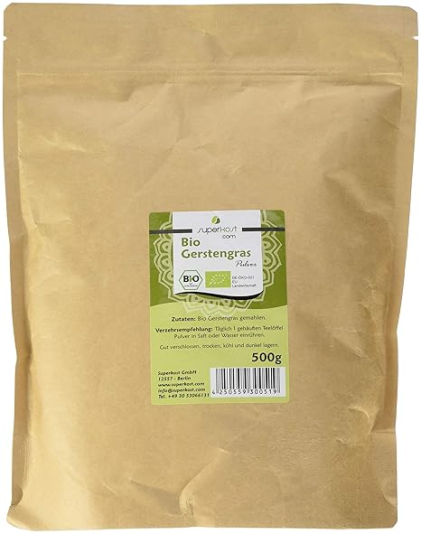 Superkost BIO Gerstengras, 1er Pack (1 x 500 g)