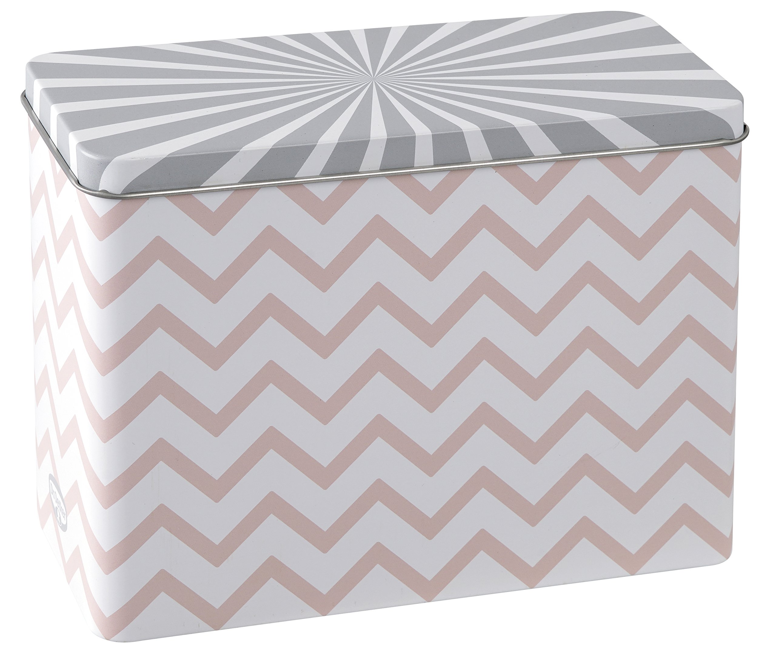 Dr. Oetker Storage tin for baking soda and co., storage jar from the series "Modern Baking - Retro Design" (colour: colourful), quantity: 1 piece.