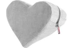 Liberator Heart Wedge Sex Positioning Pillow, Grey Velvish
