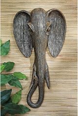 Design Toscano Elephant Mask of the Savannah Wall Decor Polyresin 42 cm view 2