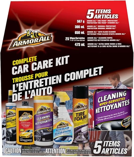 Armor All 18378 Complete Car Care 5pc Kit, 1, Cleaning Armor All 18378 Complete Car Care 5pc Kit, 1, Cleaning