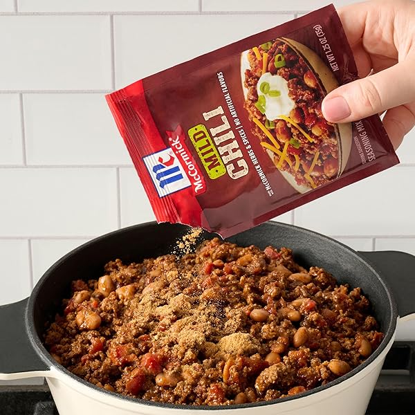 MCCORMICK CHILI SEASONING MIX PACKET, MILD, 1.25 OZ
