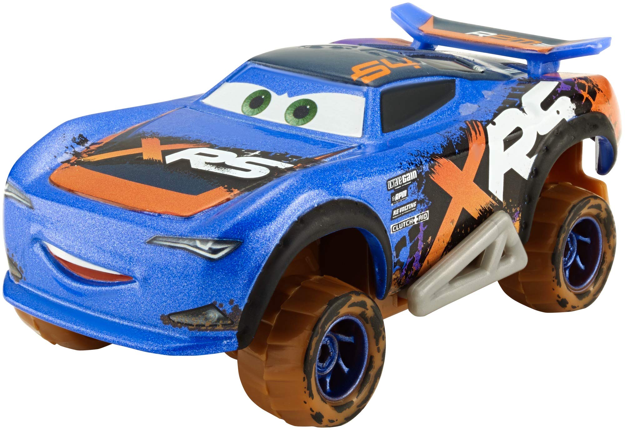 Disney Pixar Cars GBJ41 XRS MUD Racing RPM, Multicoloured