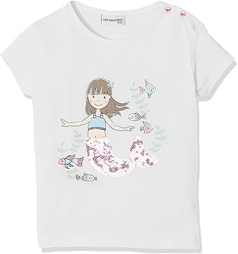 t shirt uni blanc fille