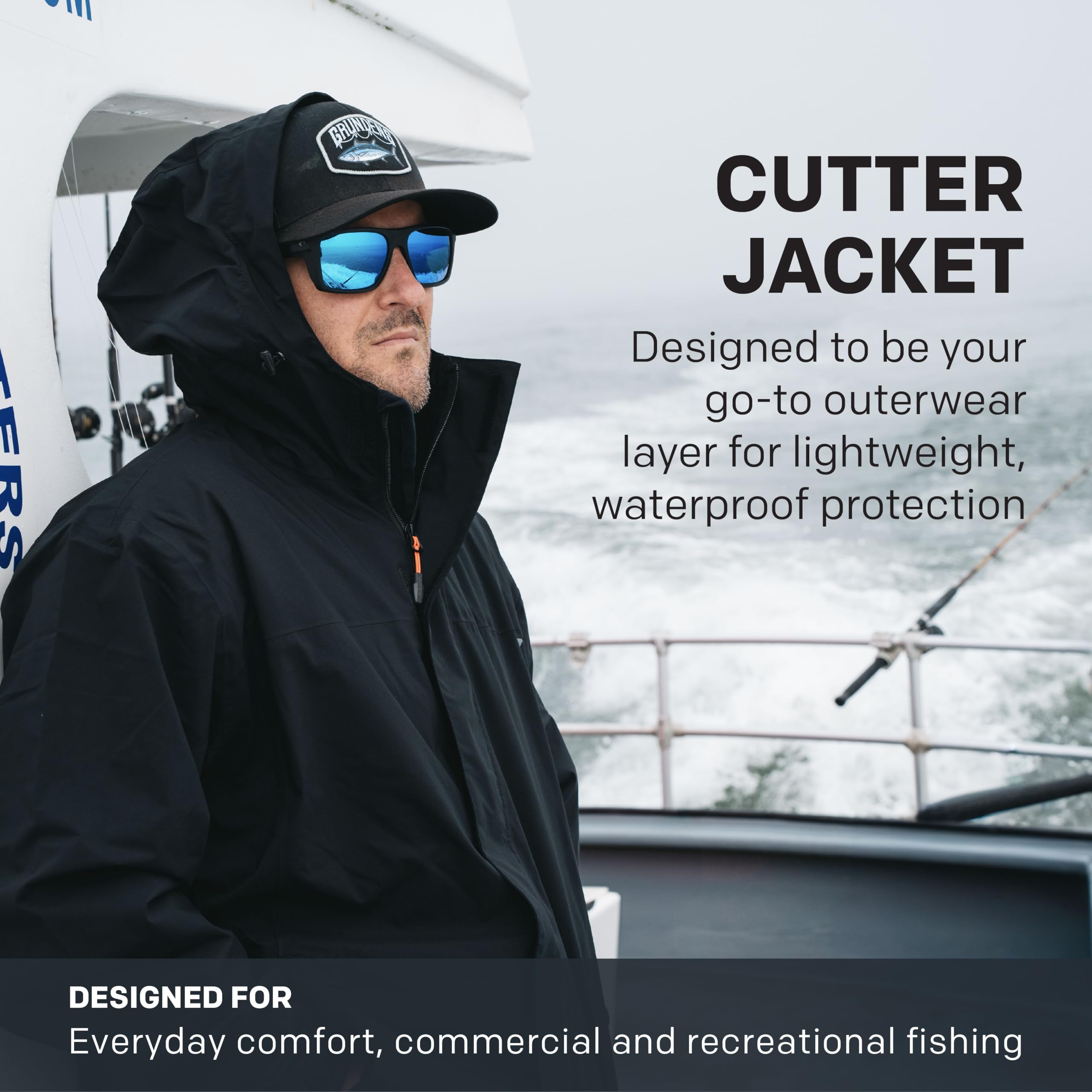 Grundéns Cutter Jacket - Waterproof Fishing Jacket