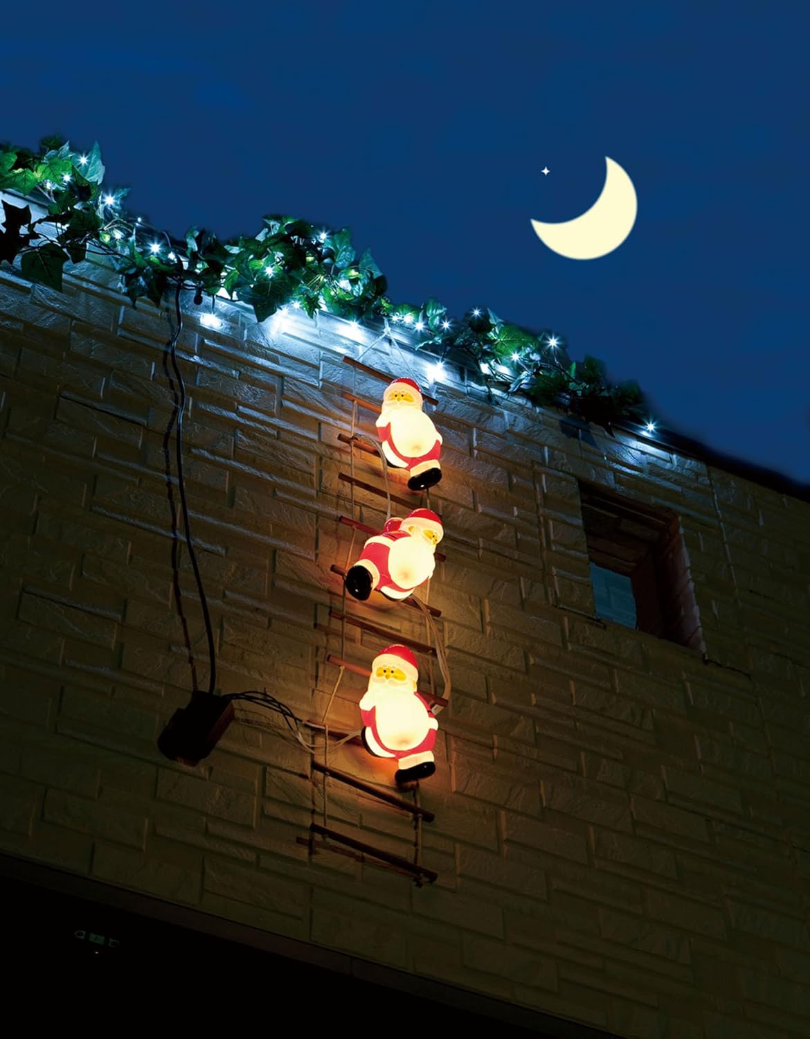 Amazon Co Jp タカショー Takasho ブローライト はしごサンタ S 3p Diy 工具 ガーデン