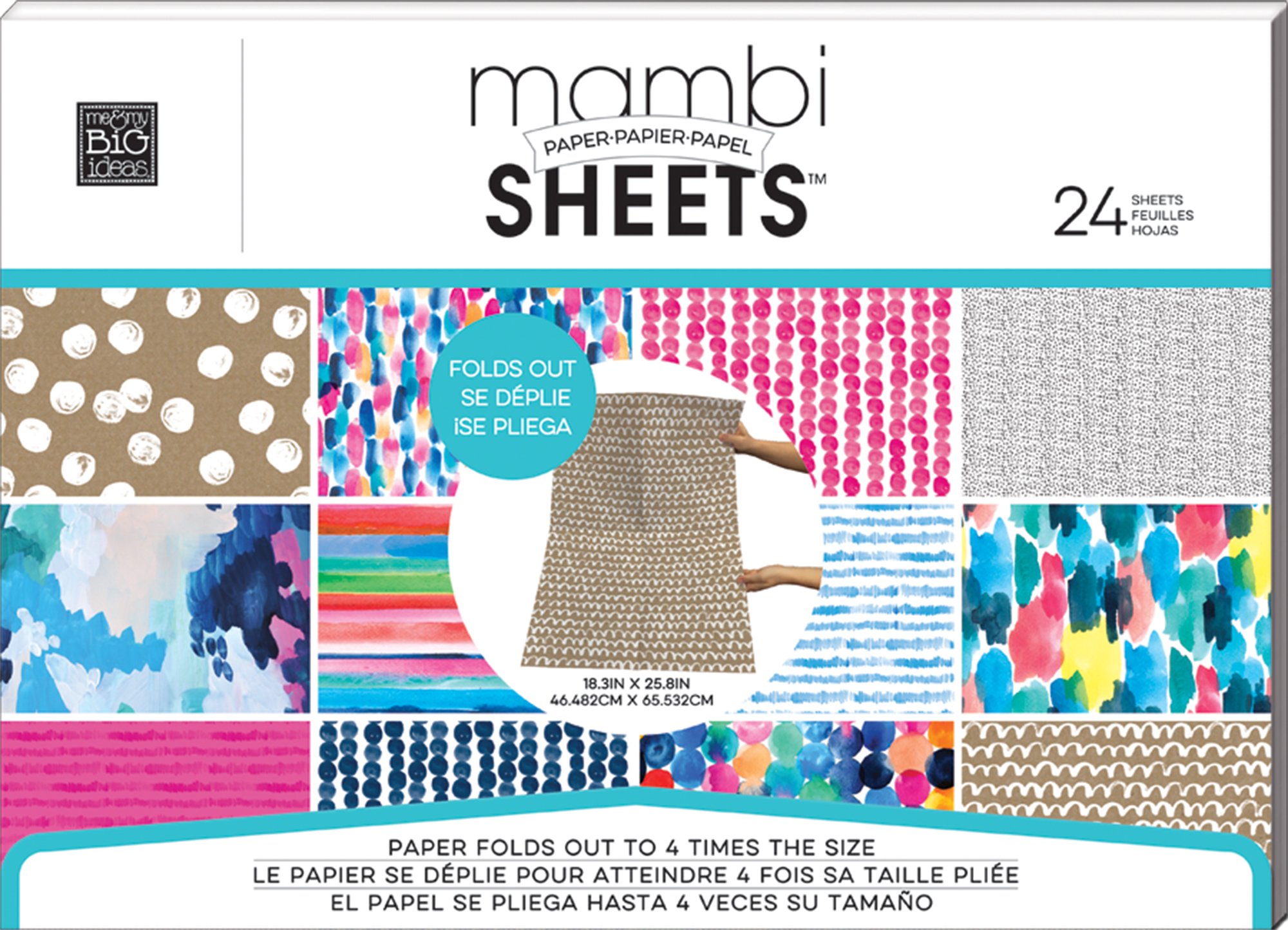 Me And My Big Ideas Paint the Town Expandable Horizontal Paper Pad