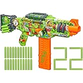 Nerf Zombie Corrupter Dart Blaster, 22 Nerf Elite Darts, 18 Dart Clip, Dart Storage, Bolt Action, Outdoor Games, Ages 8+