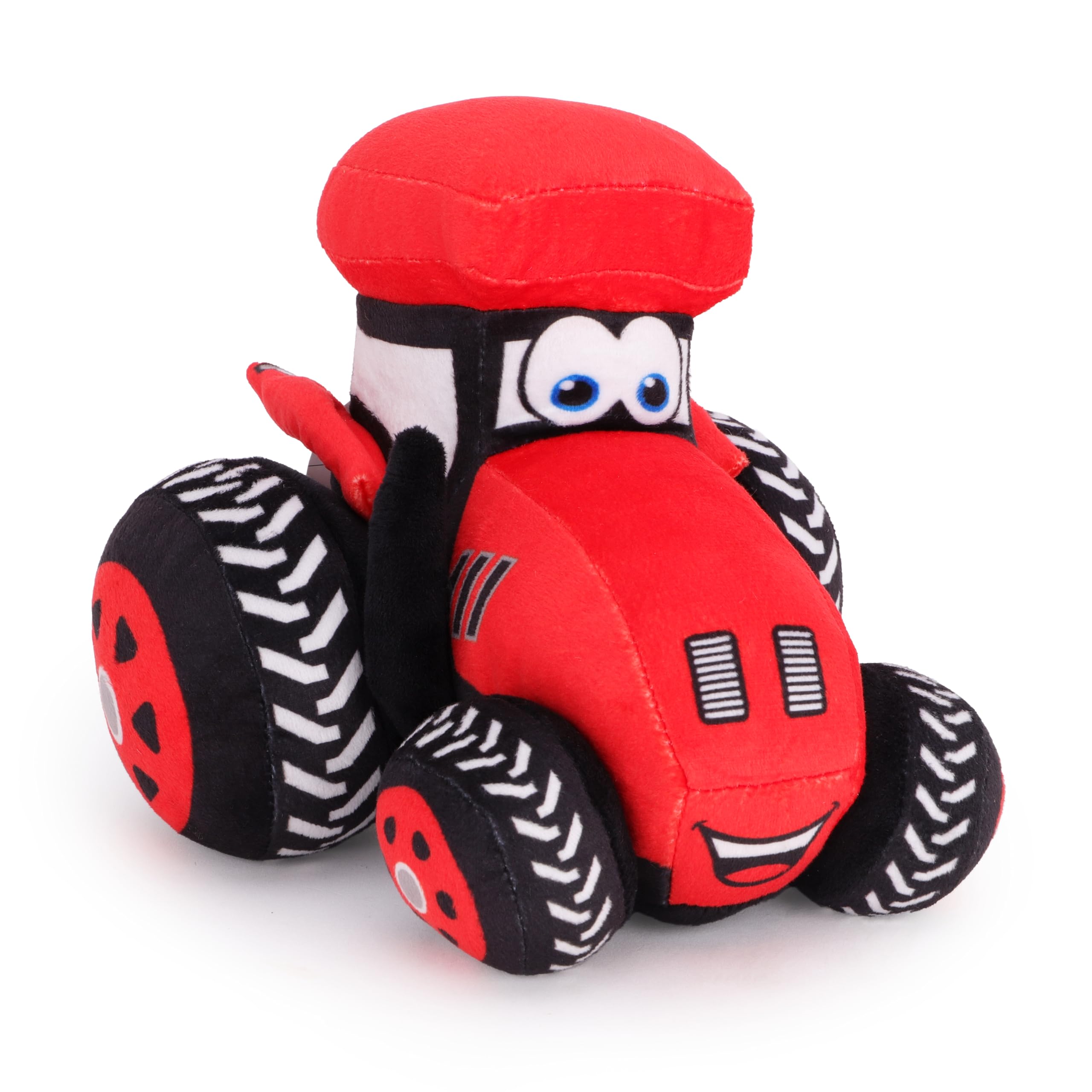 Toyland® 21cm (8") Red Plush Farm Tractor - Soft & Cuddly Farm Vehicle Stuffed Toy - Colourful Tractor Teddy - Suitable From Birth