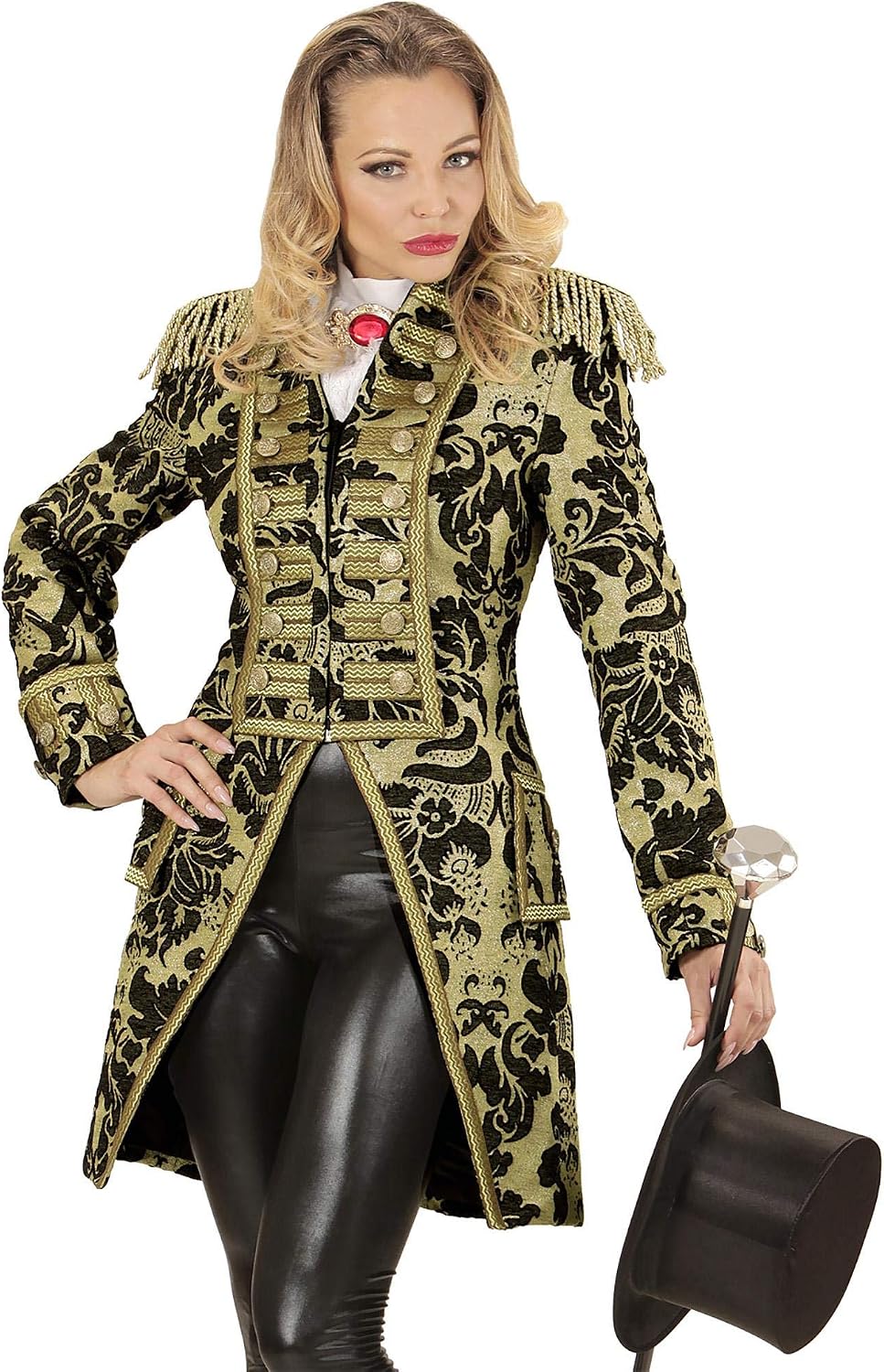 Widmann women's jacquard parade costume, Gold