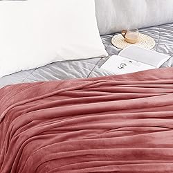 NICETOWN Fleece Blanket Plush Throw Blanket Dirty