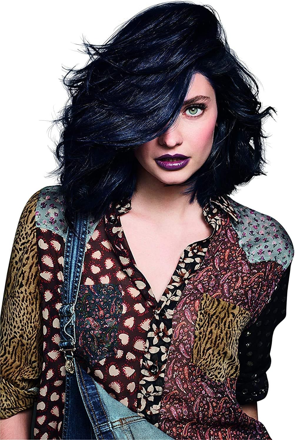 Schwarzkopf Live Intense Colour Blue Hair Dye, 3-Pack Permanent Colour & Built-In Vibrancy Serum, 090 Cosmic Blue - Image 5